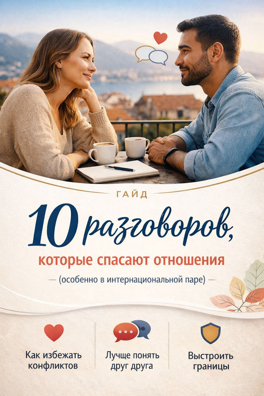 Гайд - 10 разговоров, которые спасают отношения (особенно в интернациональной паре)